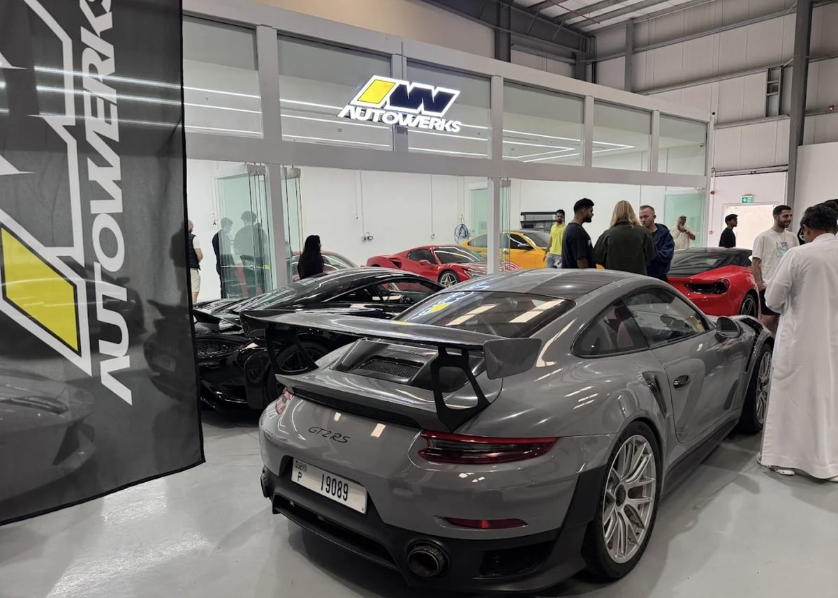 Porsche GT2 RS at Autowerks Dubai